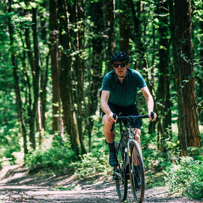 Rivelo Mens Easton Merino Blend Henley Jersey (Racing Green)