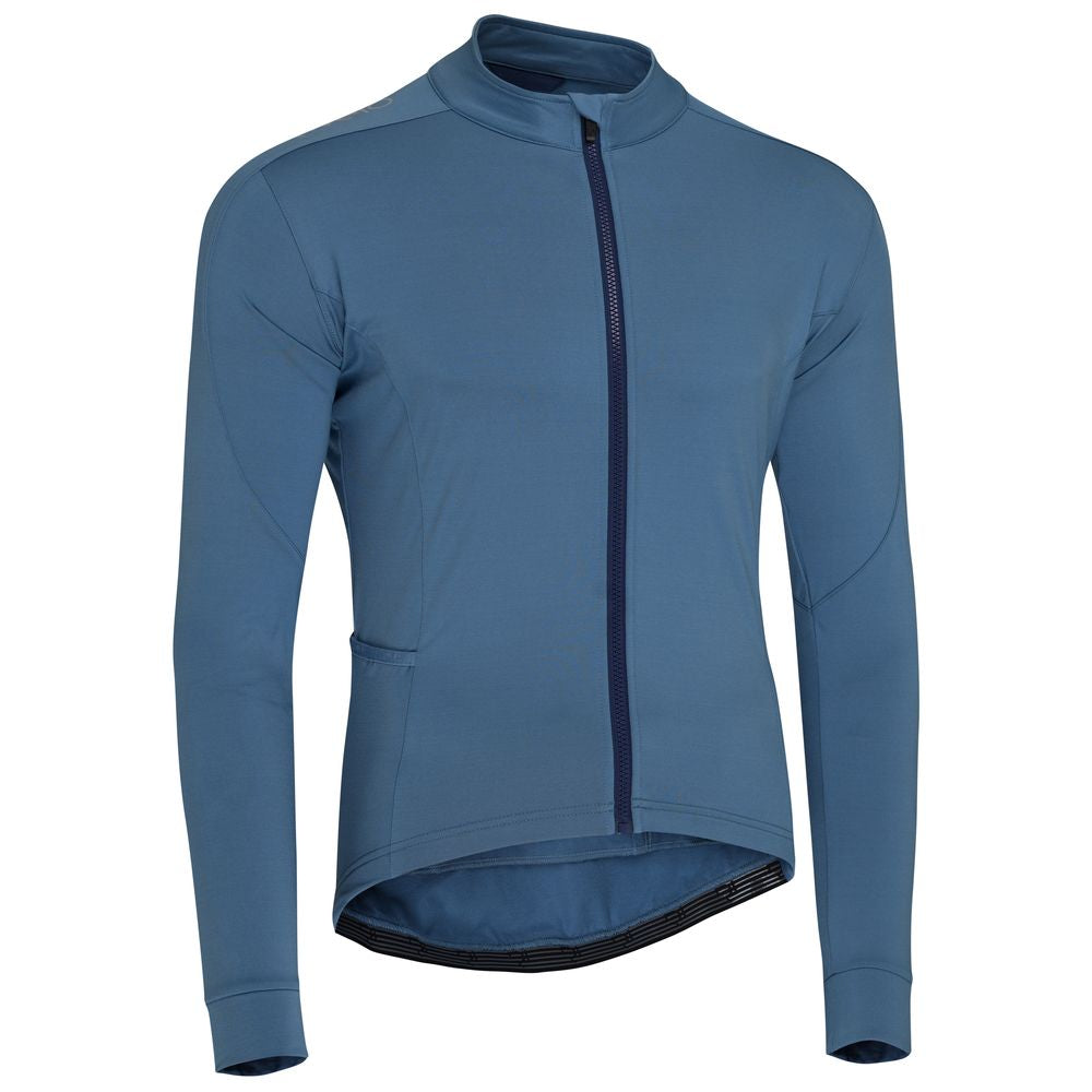 Rivelo | Mens Eco Felcott Thermal Long Sleeve Jersey (Airforce/Navy)