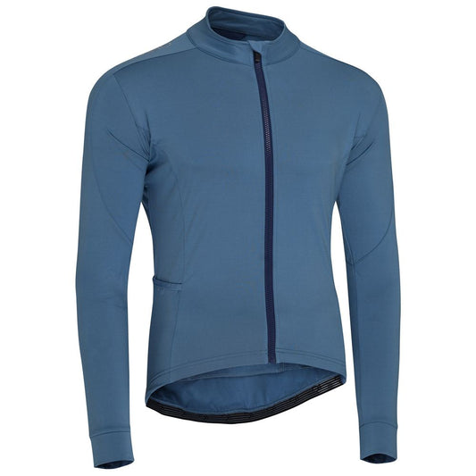 Rivelo | Mens Eco Felcott Thermal Long Sleeve Jersey (Airforce/Navy)