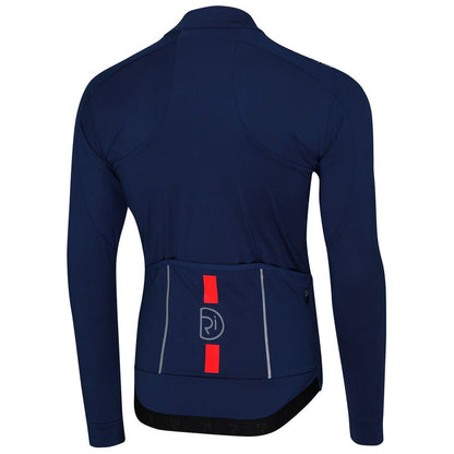 Mens Eco Felcott Thermal Long Sleeve Jersey (Navy/Red)