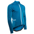 Rivelo Mens Felcott Thermal Long Sleeve Jersey (Teal) (studio)