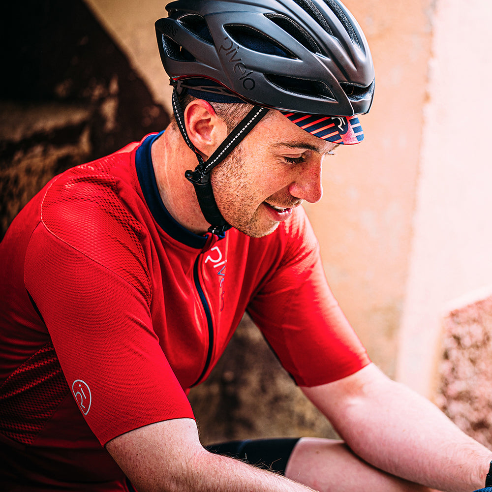 Rivelo | Mens Fuente Climbers Jersey (Red/Navy)
