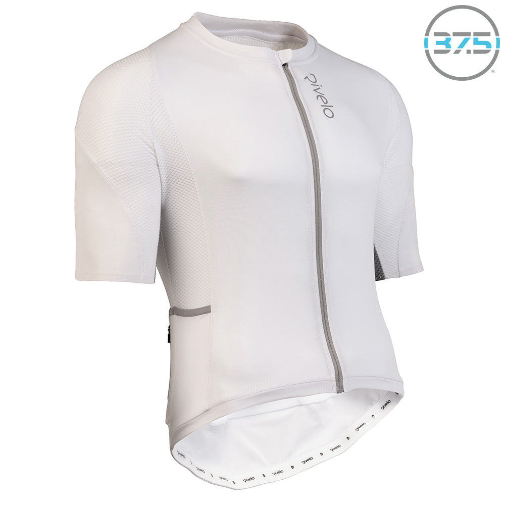 Rivelo | Mens Fuente Climbers Jersey (White/Grey)