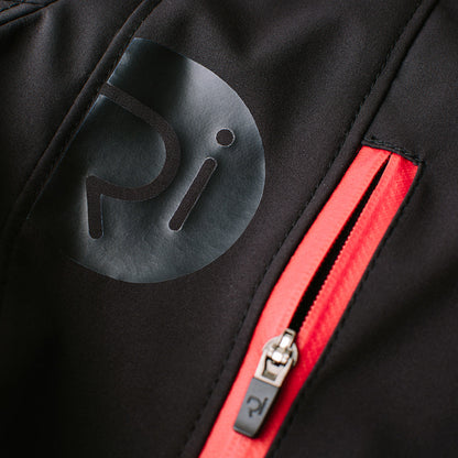 Rivelo Mens Garsdale Softshell Jacket (Black/Red)