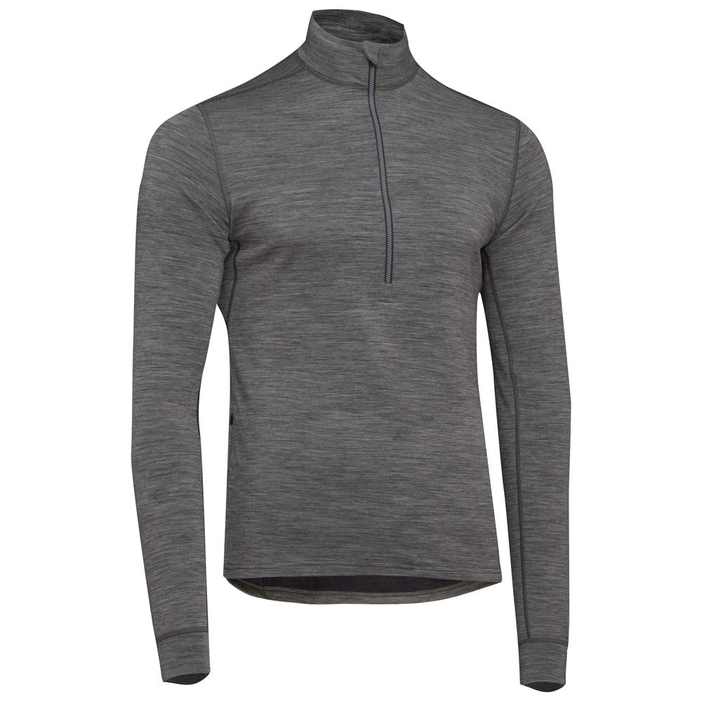 Rivelo | Mens Haldon Merino Blend MTB Jersey (Charcoal Melange)