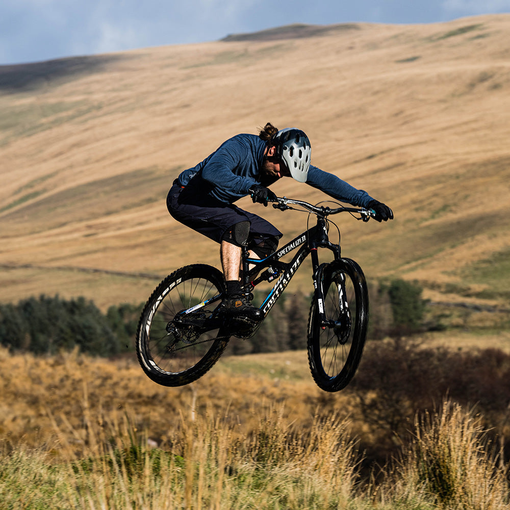 Rivelo Mens Haldon Merino Blend MTB Jersey (Marine Melange)