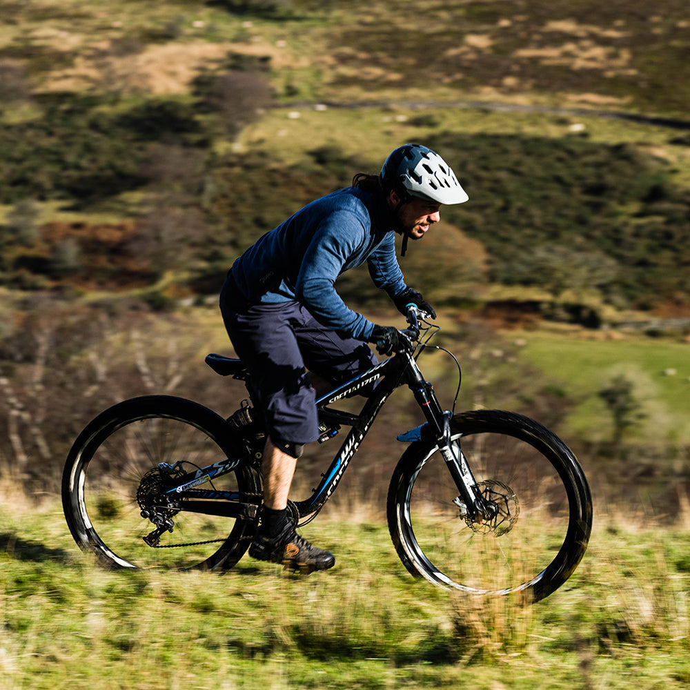 Rivelo Mens Haldon Merino Blend MTB Jersey (Marine Melange)