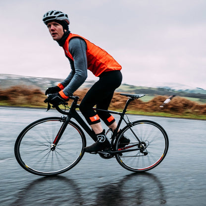 Mens Headley 3/4 Bib Tights (Black/Orange)