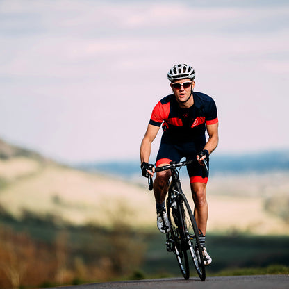 Mens Honister Bib Shorts (Navy/Red)