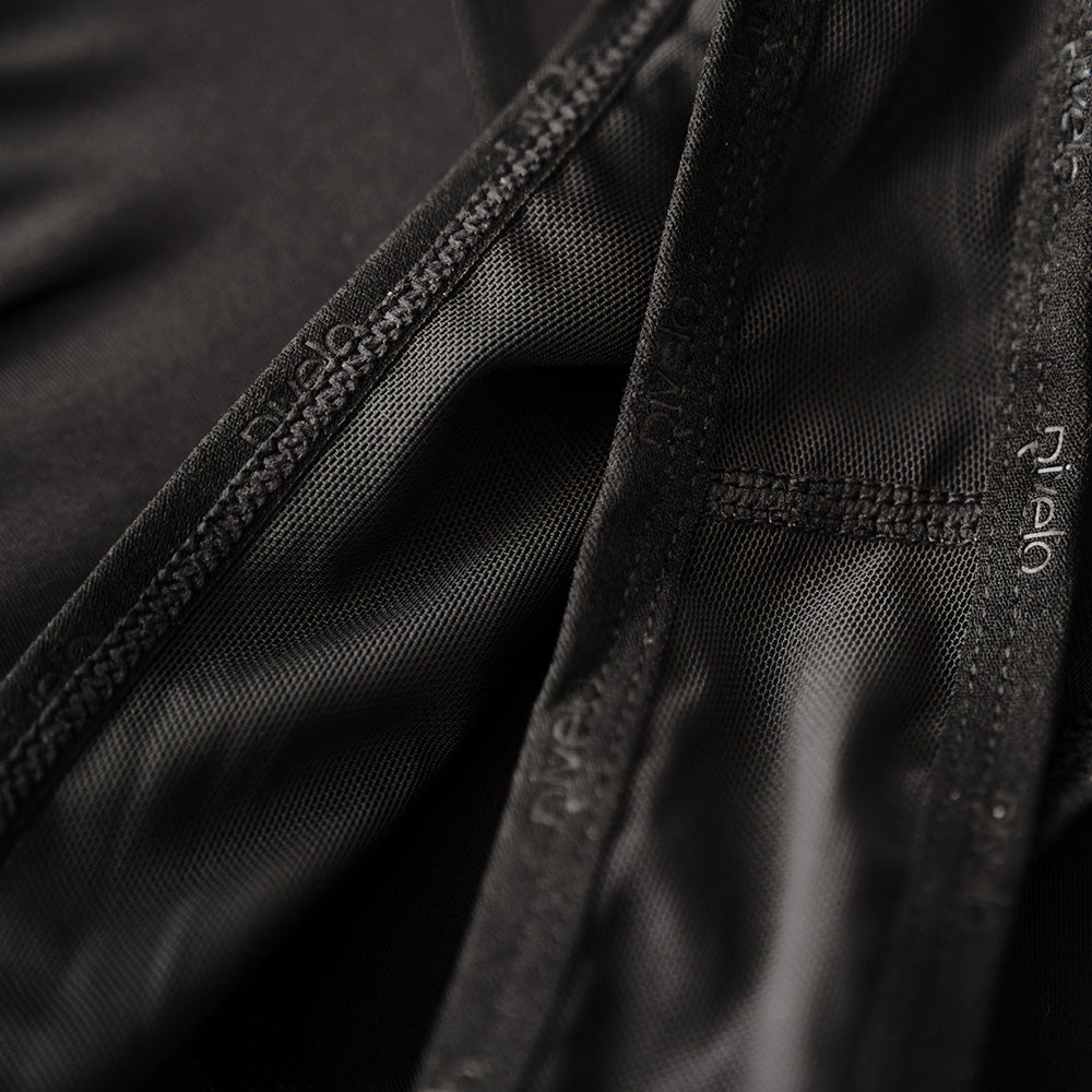 Rivelo | Mens Kessock Cargo Bib Shorts (Black/Reflective)