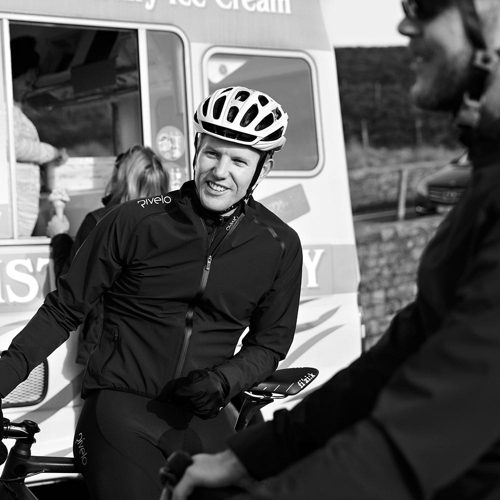 Rivelo | Mens Langcliffe High Performance Rain Jacket (Black)