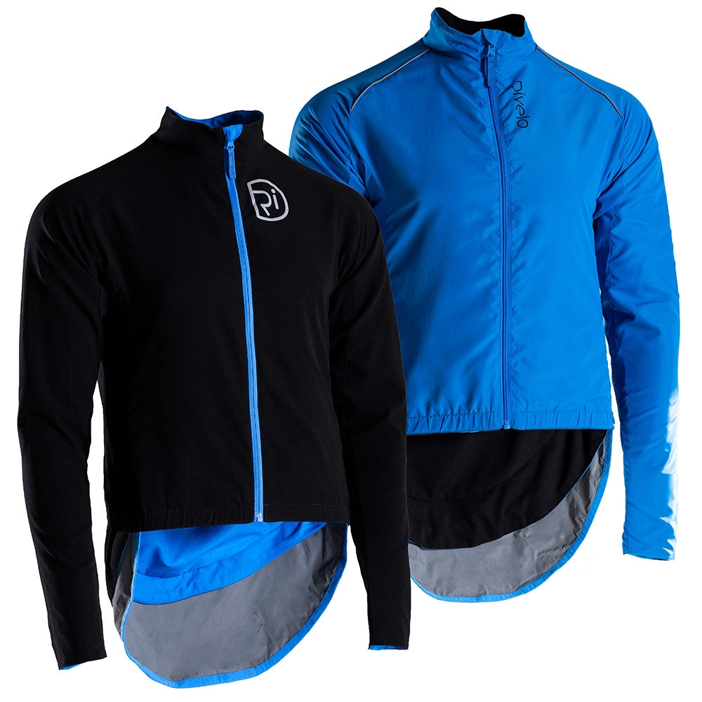 Rivelo | Mens Newington Reversible Jacket (Cobalt/Black)