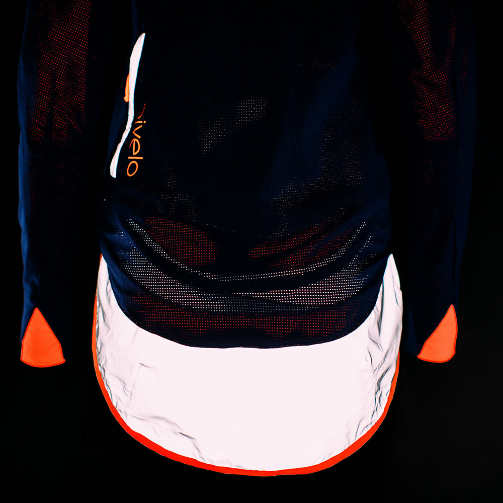 Mens Newington Reversible Jacket (Fluro Orange/Navy)