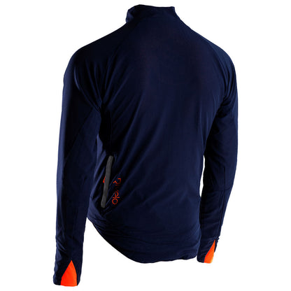 Rivelo | Mens Newington Reversible Jacket (Fluro Orange/Navy)