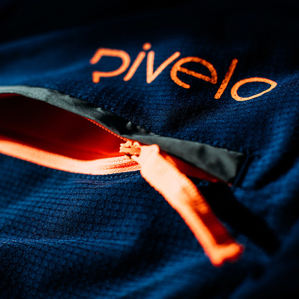 Rivelo | Mens Newington Reversible Jacket (Fluro Orange/Navy)