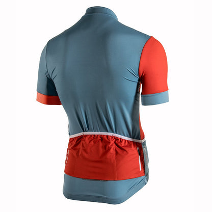 Rivelo | Mens Porlock Jersey (Blue/Orange)