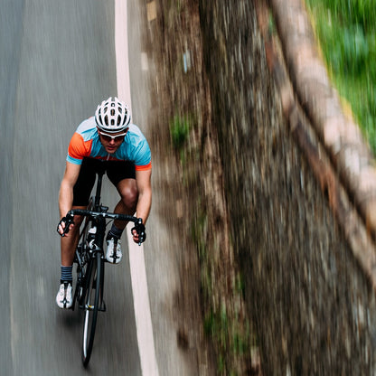 Mens Porlock Jersey (Blue/Orange)