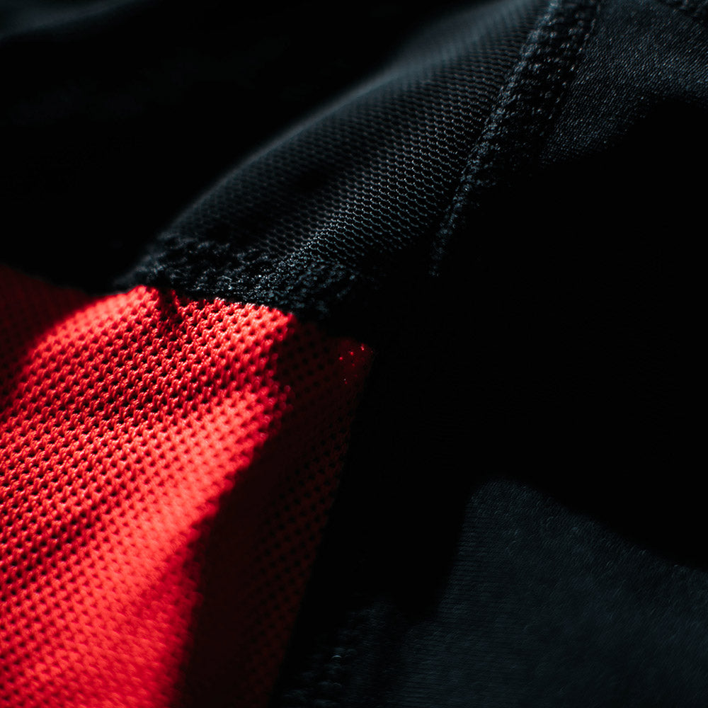 Rivelo Mens Prestwick Bib Shorts (Black/Red)