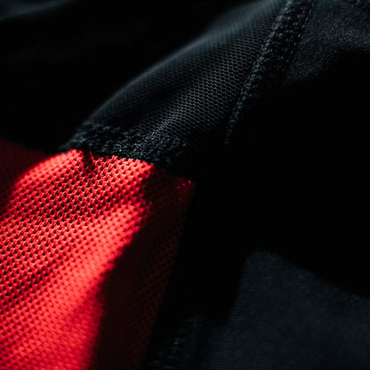 Rivelo Mens Prestwick Bib Shorts (Black/Red)