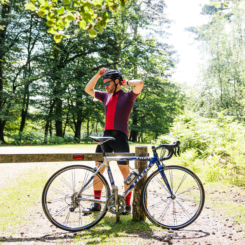 Rivelo | Mens Shibden Jersey (Burgundy)