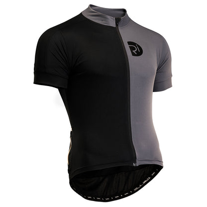 Rivelo | Mens Steyning Jersey (Black/Charcoal)