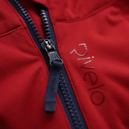 Rivelo | Mens Thornecomb II Softshell Jacket (Ruby/Navy)