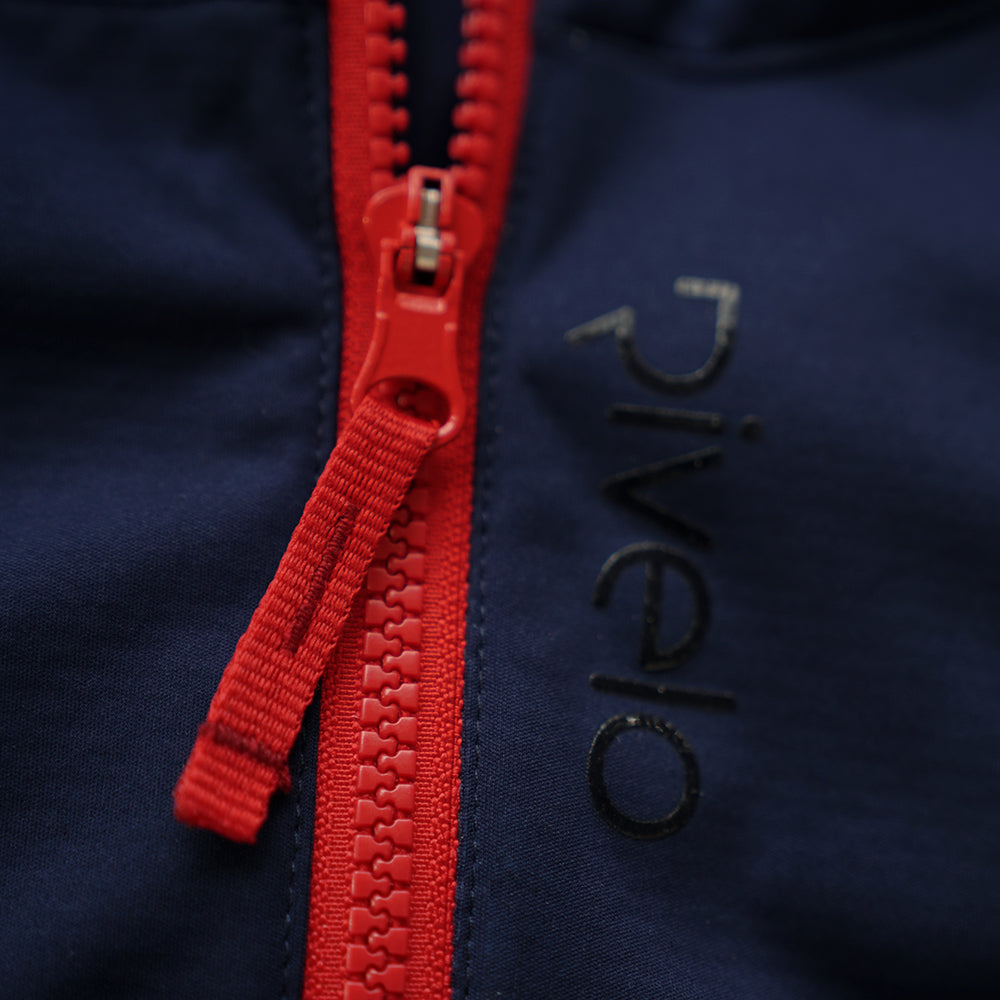 Rivelo | Mens Thornecomb Softshell Jacket (Navy/Red)