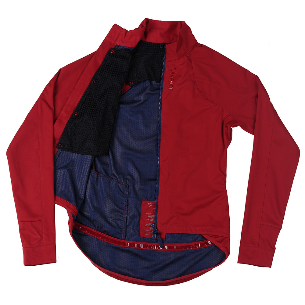 Rivelo | Mens Thornecomb Softshell Jacket (Ruby/Navy)