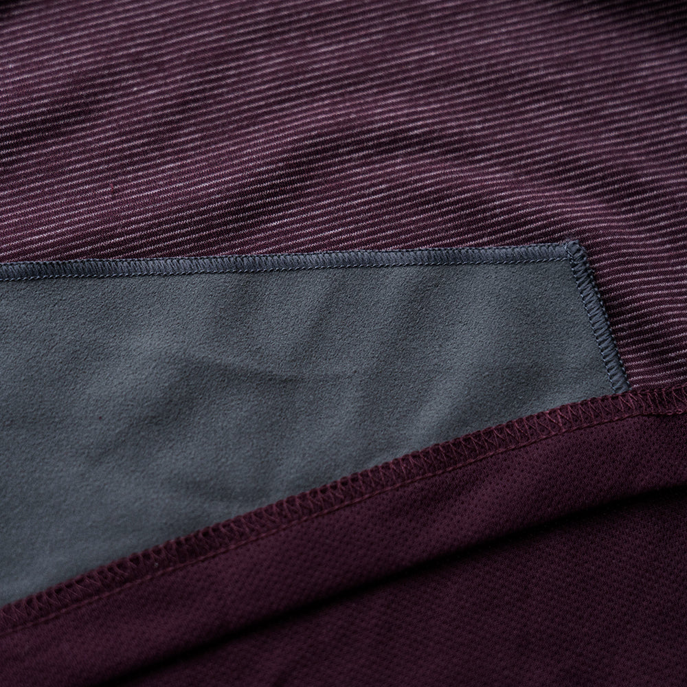 Mens Webber MTB Jersey (Burgundy/Burnt Orange)