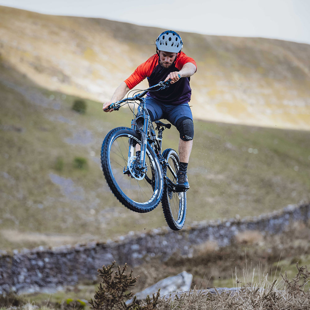 Mens Webber MTB Jersey (Burgundy/Burnt Orange)