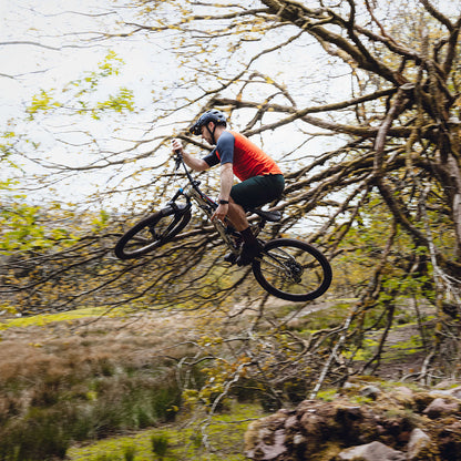 Mens Webber MTB Jersey (Burnt Orange/Slate)