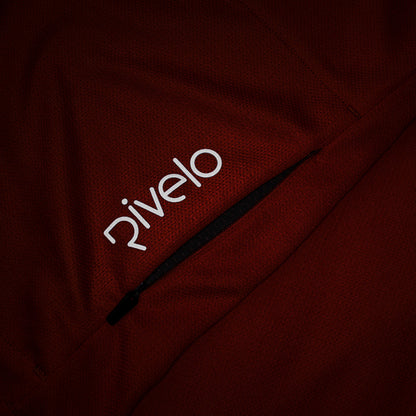 Rivelo Mens Webber MTB Jersey (Burnt Orange/Slate)