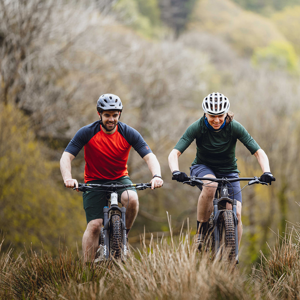 Rivelo Mens Webber MTB Jersey (Burnt Orange/Slate)