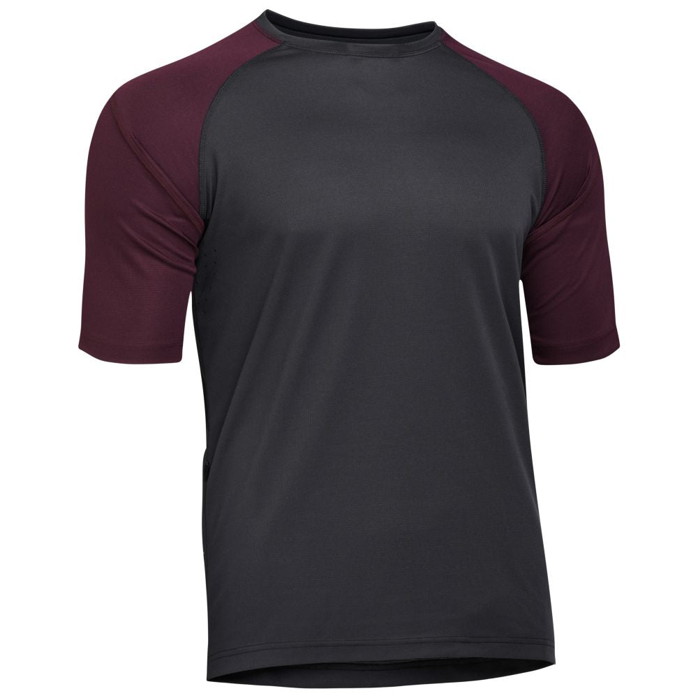 Rivelo Mens Webber MTB Jersey (Slate/Burgundy) (studio)