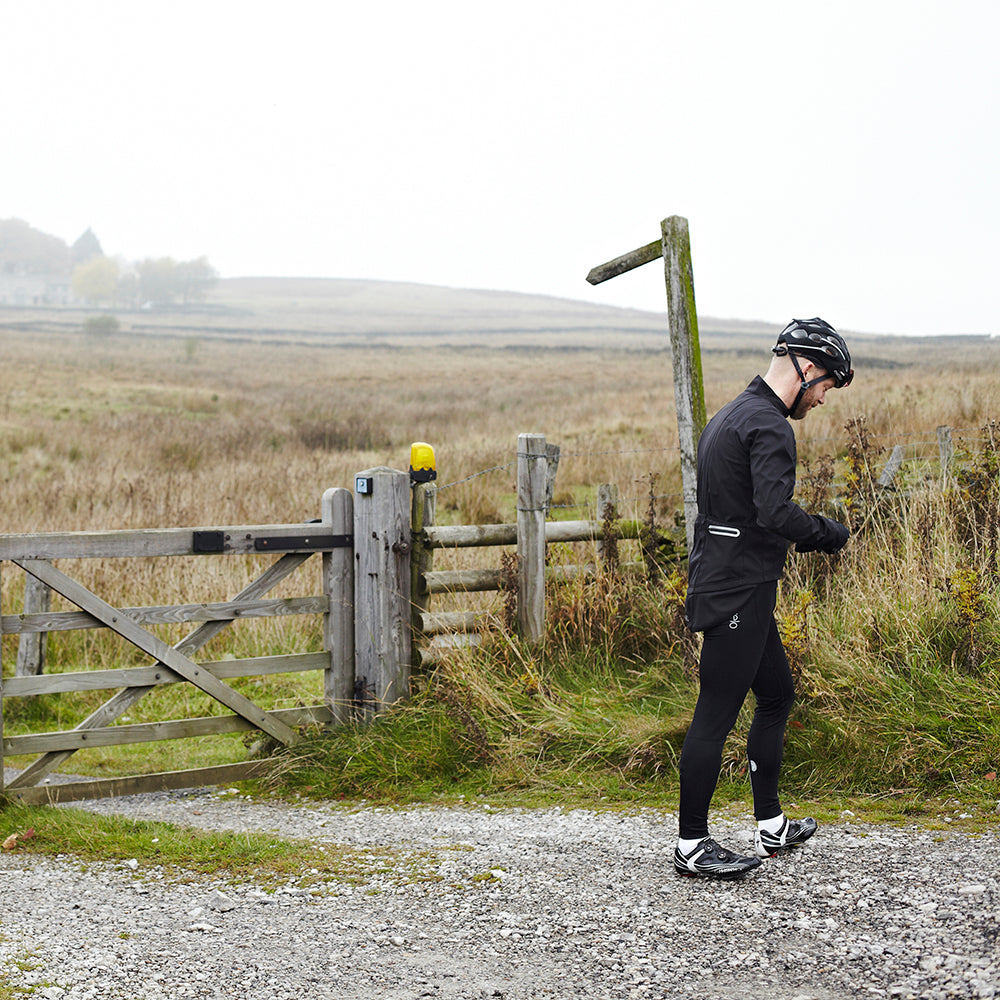 Mens Winnats Thermal Bib Tights (Black)