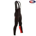 Rivelo Mens Winnats Thermal Bib Tights (Black/Orange) (studio)