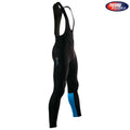 Rivelo Mens Winnats Thermal Bib Tights (Black/Teal) (studio)