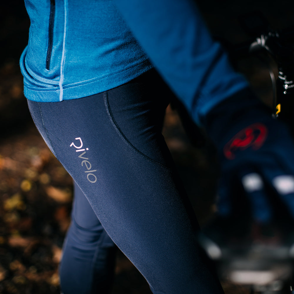 Rivelo Mens Winnats Thermal Bib Tights (Navy)