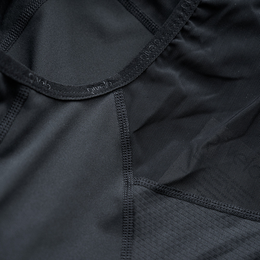Rivelo Mens Winterfold Liner/Turbo Bibshorts (Black)