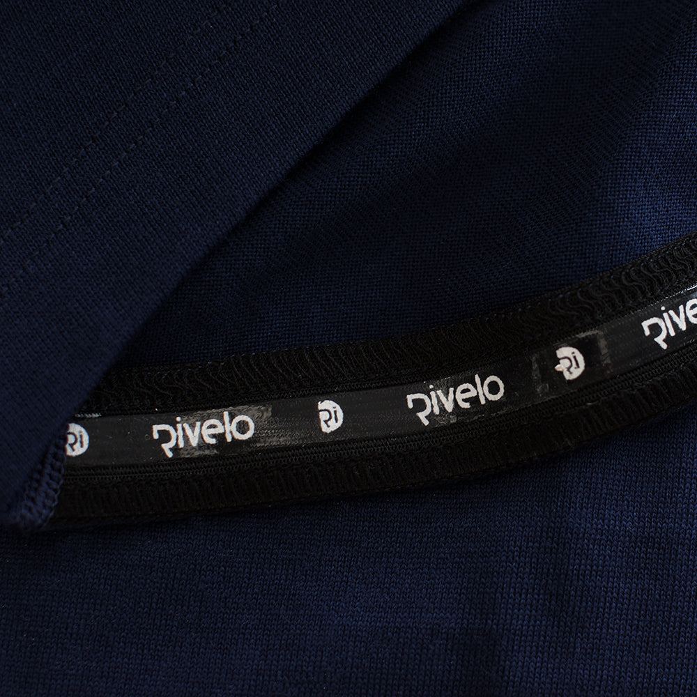 Rivelo Womens Alderbrook Merino Blend Long Sleeve Jersey (Navy/Yellow)