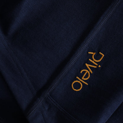 Rivelo Womens Alderbrook Merino Blend Long Sleeve Jersey (Navy/Yellow)