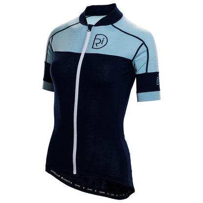 Rivelo | Womens Applecross Merino Blend Jersey (Navy/Blue)