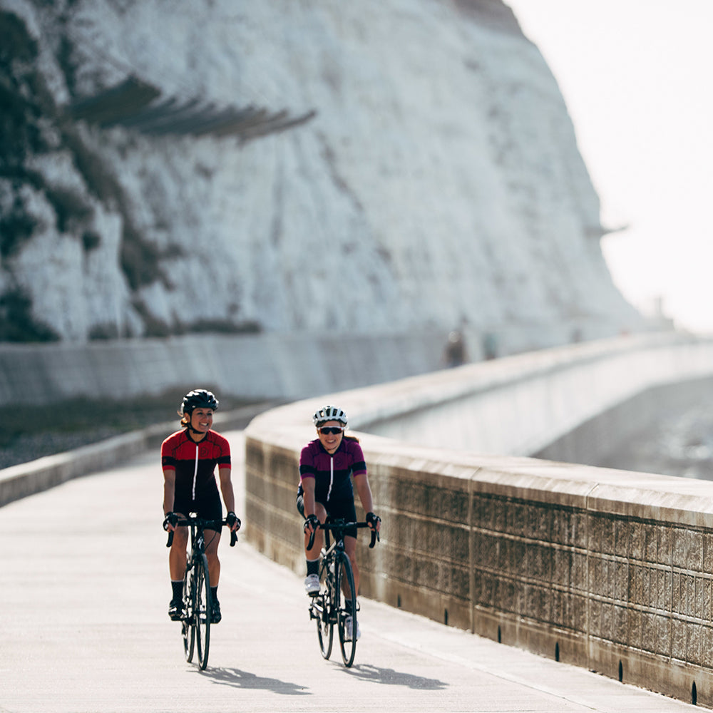 Rivelo | Womens Applecross Merino Blend Jersey (Navy/Magenta)