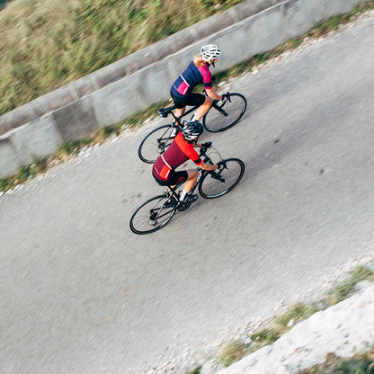 Womens Applecross Merino Blend Jersey (Navy/Magenta)