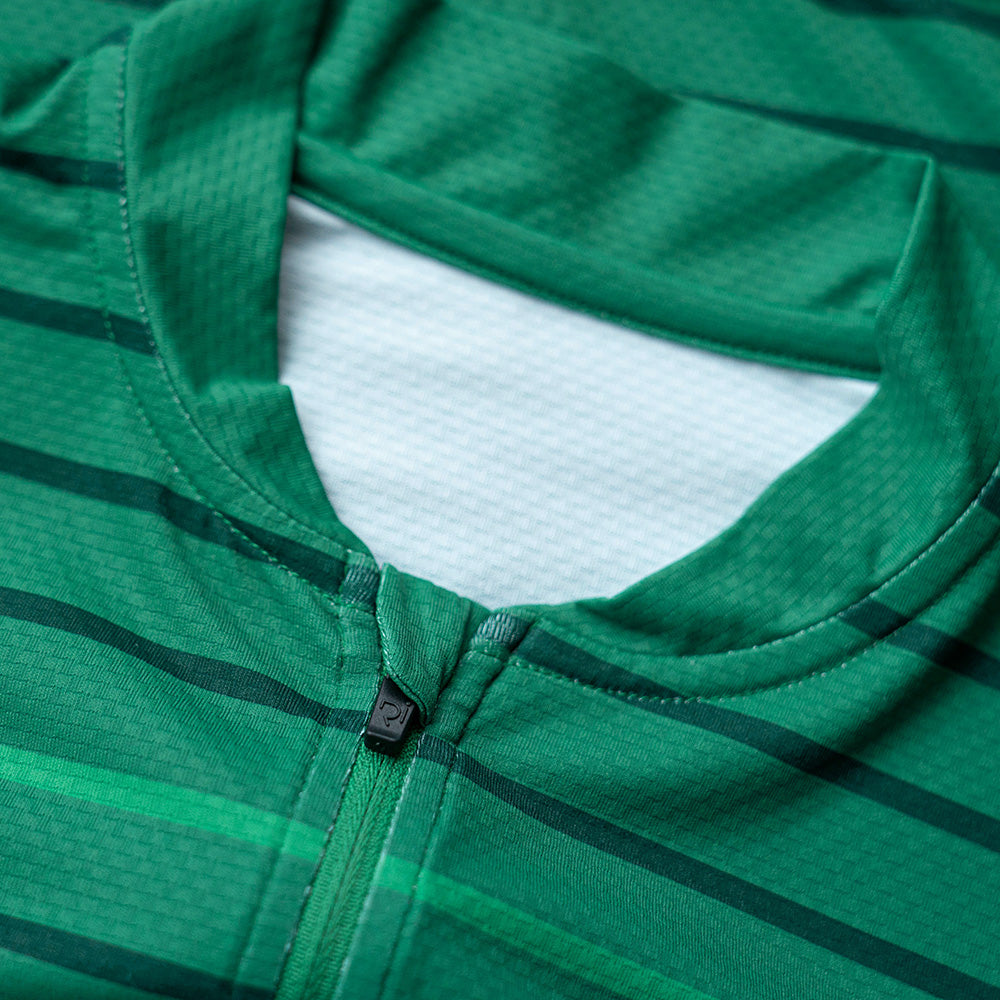 Rivelo Womens Bushcombe Jersey (Green Stripe)