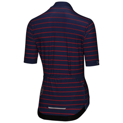 Rivelo Womens Bushcombe Jersey (Navy Stripe) (studio)
