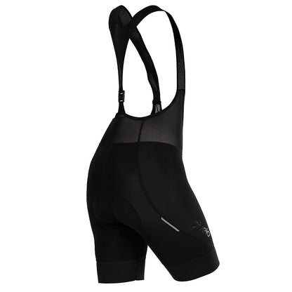Rivelo Womens Caldera Climbers Clip-Release Bib Shorts (Black/Black) (studio)