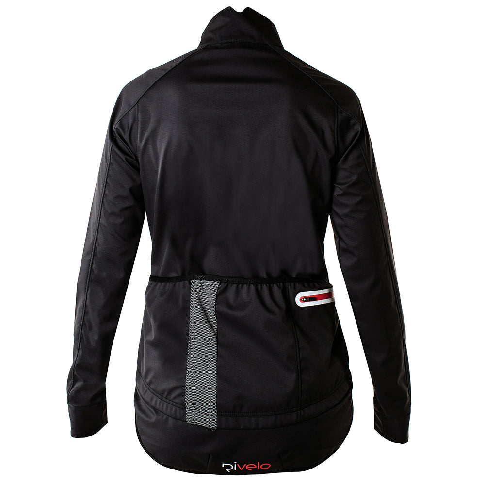 Rivelo | Womens Coldharbour Softshell Jacket (Black/Red)