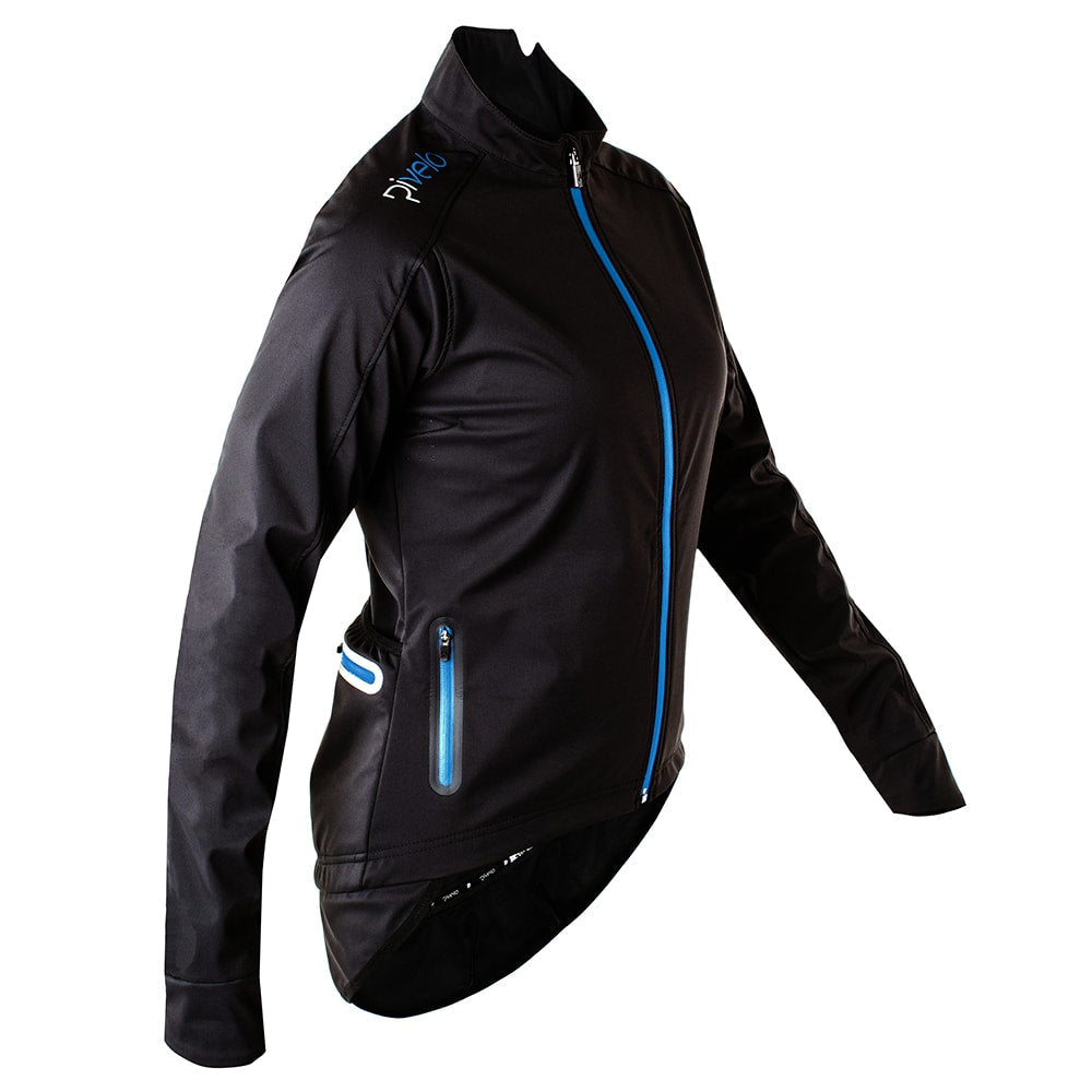 Rivelo | Womens Coldharbour Softshell Jacket (Black/Teal)