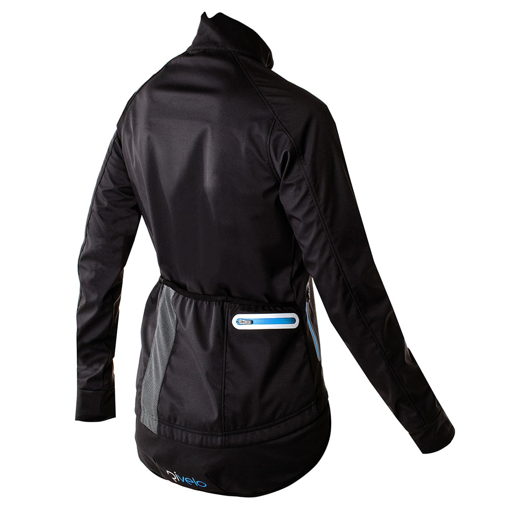 Rivelo | Womens Coldharbour Softshell Jacket (Black/Teal)